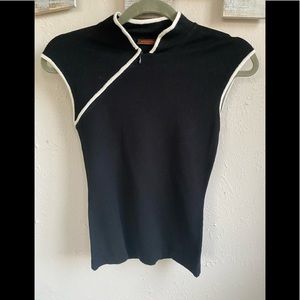 Barami Zip Collar Top